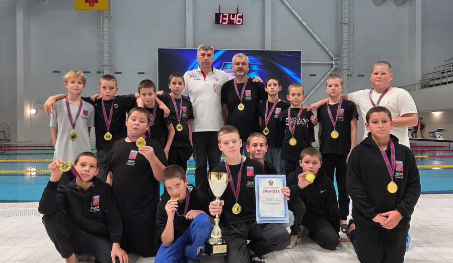 Юные ватерполисты Туапсе стали чемпионами края