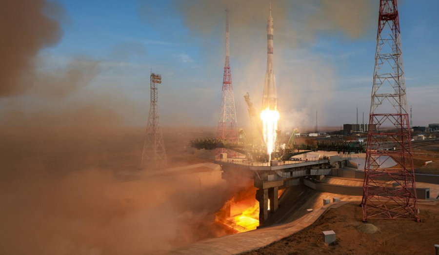 Стартовый комплекс на Байконуре поврежден после запуска «Союза»