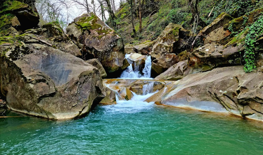Водопады Дедеркоя в Туапсинском районе