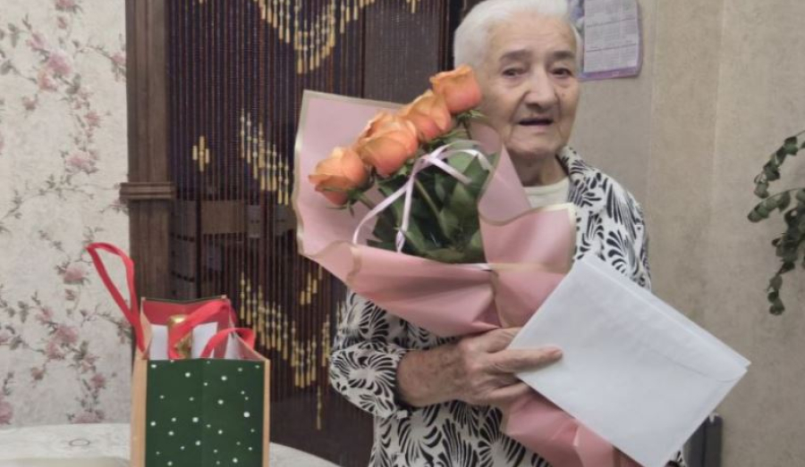 95-летие празднует жительница Ольгинки, ветеран Великой Отечественной войны