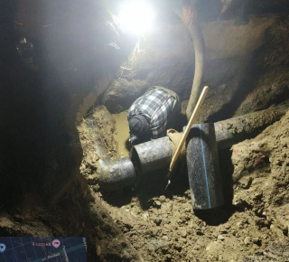 Более 60 тысяч жителей Горячего Ключа остались без воды из-за аварии на магистрали